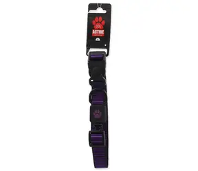 ACTIVE DOG Halsband, Strong L, lila / Nylon / Breite 2,5 cm / Umfang 45-68 cm