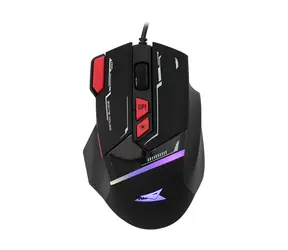 Baracuda Manta schwarz / Gaming-Maus / Optisch / 8D / 12800 DPI / 1,5 m / USB / 81 g