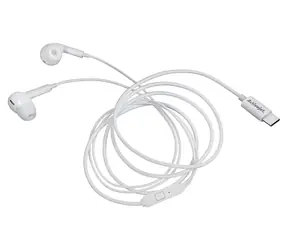 Activejet Kopfhörer USB-C weiß / Kopfhörer / In-Ear / Mit Mikrofon / 32 µm