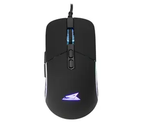 Baracuda NAUTILUS schwarz / Gaming-Maus / Optisch / 7D / 12800 DPI / 1,5 m / USB / 75 g