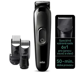 Braun MGK3410 schwarz / Trimmer / 6-in-1 / Styling Kit