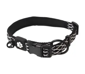 Active Dog Mystic M schwarz / Hundehalsband / Nylon / 44-55 cm / Breite 2 cm