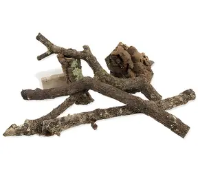 Repti Planet Dekorationen aus Kork und Torfmoos / Terrariendekorationen / Kork, Zweige, Torfmoos / ca. 700 g