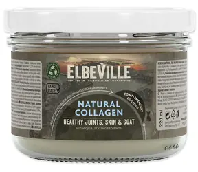 ELBEVILLE Natürliches Kollagen für Hunde - Gesunde Gelenke, Haut & Fell / Nahrungsergänzungsmittel / 220 ml