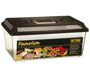 Exo Terra Faunarium niedrig / Terrarium / Kunststoff / transparent / 37 x 22 x 16,5 cm