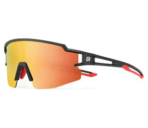 Rockbros Kinder-Radbrille, schwarz / Brille / Polarisiert / UV-Schutz