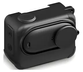 Puluz PU772B schwarze Silikonhülle für Insta360 GO 3S mit Objektivdeckel