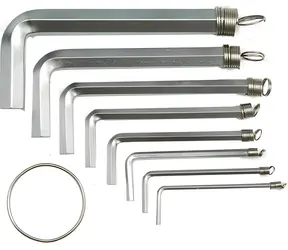 Vorel Inbusschlüsselsatz, 10-teilig, 1,5-10 mm, Chrom-Vanadium-Stahl