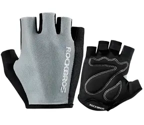 Rockbros S099GR graue Fahrradhandschuhe / Größe XL