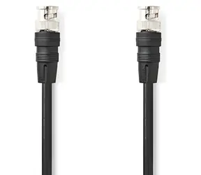 Nedis BNC-Videokabel schwarz / Videokabel / BNC - BNC / 75 Ohm / 5 m / PVC