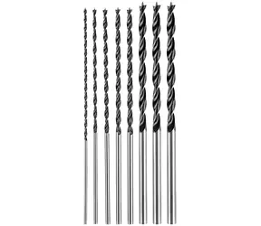Graphite Holzbohrer-Set, verlängert / 4-5-6-7-8-10-12 mm x 300 mm / 7-teilig
