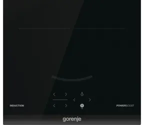 Gorenje GI3201BC schwarz / Induktionskochfeld / Domino 30 cm / 2 Kochzonen / Touch-Bedienung / Boost