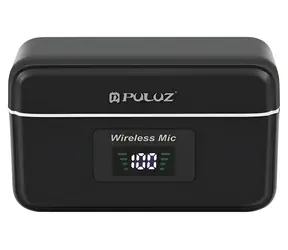 Puluz SmartLink WS300 schwarz / Ansteckmikrofon / 2er-Set / kabellos / USB-C / 2,4 GHz / Reichweite 20 m