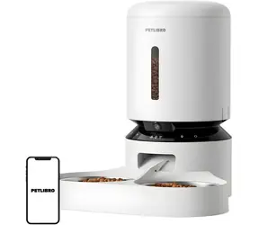 Petlibro Futterspeicher / Intelligenter Futterspender mit Kamera / Doppelbehälter / 5 l / WLAN