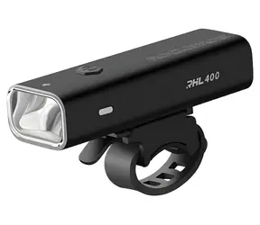 Rockbros RHL400 schwarz / Fahrrad-Frontlicht / 400 lm / USB-C-Ladeanschluss