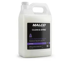 MALCO Clean & Shine / Reiniger und Politur für Leder, Vinyl und Kunststoffe / 3785 ml