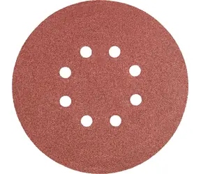 Graphite Schleifscheiben 150 mm / Schleifscheibe / K100 / 5 Stück / 8 Löcher