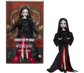 Mattel Puppe Monster High x Wednesday Morticia Addams JLK99 / 6-10 Jahre