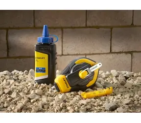 Stanley STHT47312-0 / Zeichenleinen-Set / Blaue Kreide / Wasserwaage / 3:1 Übersetzung