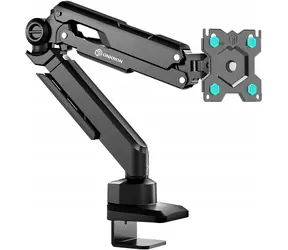ONKRON G90-B schwarz / Tischmonitorhalterung / 13-34" / neig- und schwenkbar / VESA 75-100 mm / Tragkraft 10 kg