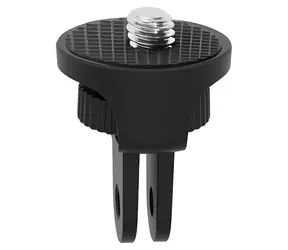 Puluz-Halterung mit verstellbarem 1/4"-Gewinde, schwarz / Action-Kamerahalterung / 360°-Drehung / ABS
