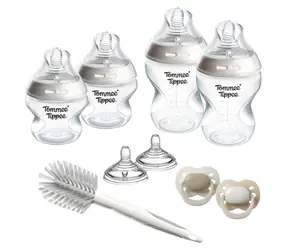 Tommee Tippee Natural Start ANTI-COLIC weiß / Neugeborenen-Flaschenset / 150 ml + 260 ml / ab 0 Monaten