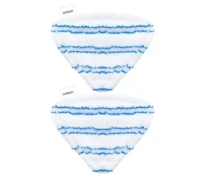 Polti Mikrofasertücher für Dreieckbürste SV6xx / Dampfmopp-Zubehör / 2 Stück / Mikrofaser
