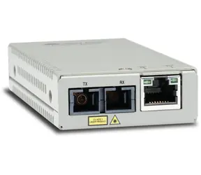Allied Telesis Medienkonverter TAA / Medienkonverter / 10/100TX auf 100FX / SC / Multimode / grau