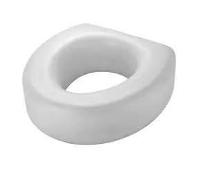 MSV SAFE weiß / Erhöhter Toilettenaufsatz / LDPE / Höhe 15,6 cm