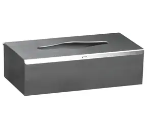 Rossignol CLINABOX / Wandspender / Edelstahl / für Taschentücher und Handschuhe / 13 x 25 x 7,5 cm