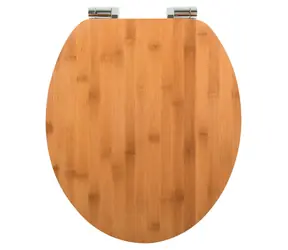 Spirella OSLO / WC-Sitz / Bambus / Soft-Close / 370 x 455 mm