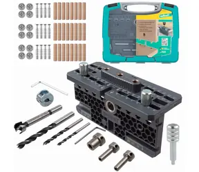 Wolfcraft Exzenterkupplungssatz für Möbel / Möbelbeschläge