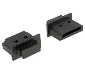 DeLock Staubschutzkappe HDMI-A mit Griff, schwarz / Staubschutzkappe / 10 Stück