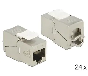DeLock Keystone-Modul RJ45-Buchse > LSA Cat.6A STP / Keystone-Modul / CAT.6A / STP