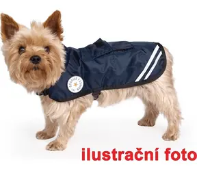 Tommi Regenmantel Pocket, dunkelblau, 50 cm / Regenmantel für Hunde / Oxford 420D / wasserdicht