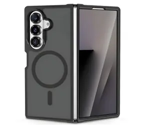 Tech-Protect Magmat Schutzhülle, matt schwarz, für Samsung Galaxy Z Fold7, Z Fold8 Ultra / MagSafe