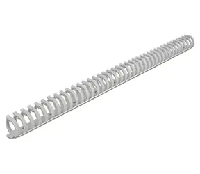 DeLock grau / Kabelkanal flexibel / 35 x 30 mm / Selbstklebend, zum Verschrauben / Länge 50 cm