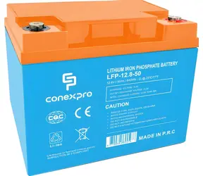Conexpro LFP-12.8-50 / Akku / LiFePO4 / 12V/50Ah / T14 / Bluetooth
