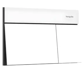Hansgrohe iFrame Element E mattweiß / Spülknopf / Zweimengenspülung / Mechanisch / Wandmontage