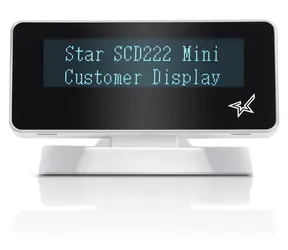 Star Micronics SCD222U weiß / Kundendisplay / für mPOP