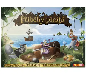 Mindok Brettspiel Piratengeschichten / Kooperativ / 3D-Schiffsmodell / Familie
