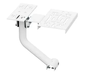 Oplite Schalt- und Bremshebelhalter für NitroKart V2, weiß / SimRacing-Zubehör / Stahl / Für NitroKart V1 und V2