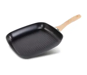 Lamart Natur LT1307 / Grillpfanne / 26 × 26 cm / Aluminium / Antihaftbeschichtung