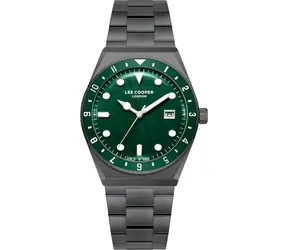 Lee Cooper LC08284.070 schwarz / Herrenuhr / analog / Mineralglas