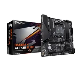 GIGABYTE B550M X AORUS ELITE / Mainboard / AMD B550 / AM4 / 4X DDR4 / PCIe x16 / 4X SATA / 2,5-GbE-LAN / mATX
