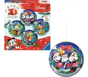 Ravensburger Puzzle Disney Weihnachtsschmuck / Set mit 4 x 54 Teilen / ab 6 Jahren