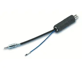 Calearo Antennenadapter ISO (F) - DIN (M) / Antennenadapter / 0,24 m / Aktive Phantomspeisung