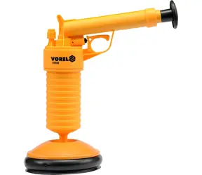 Vorel 55500 Kanalreinigungspistole / Druckluft / 2 Aufsätze O135 und 63 mm