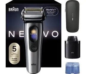 Braun NEVO 11000cc silber / Rasierer / Herren / Display / Tastensteuerung