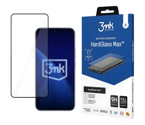 3MK HardGlass Max Schwarz für Honor 400 / Gehärtetes Glas / Vollständige Abdeckung / 9H